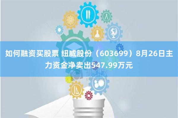 如何融资买股票 纽威股份（603699）8月26日主力资金净卖出547.99万元