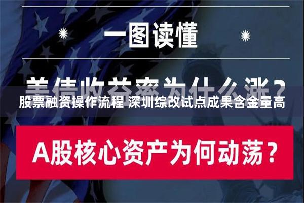 股票融资操作流程 深圳综改试点成果含金量高